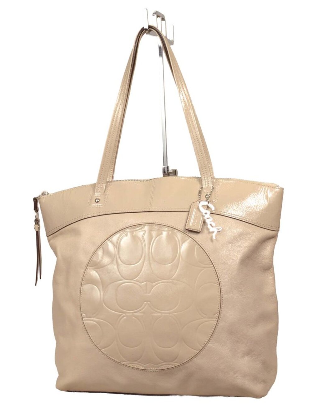 AUTHENTIC COACH Laura Embossed Leather Large Tote Z23982